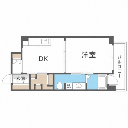 レユニール優の物件間取画像